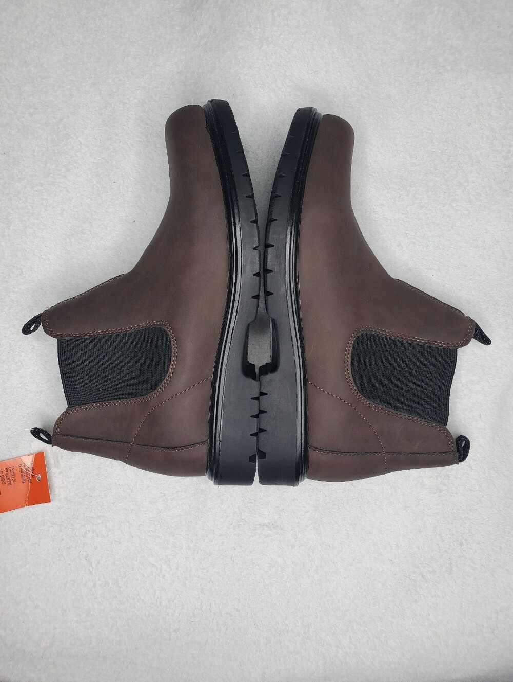 Deer Stags Brock Jr Brown Leather Chelsea Ankle Boots - Picture 7 of 10